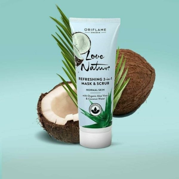 MASK & SCRUB LOVE NATURE ORIFLAME