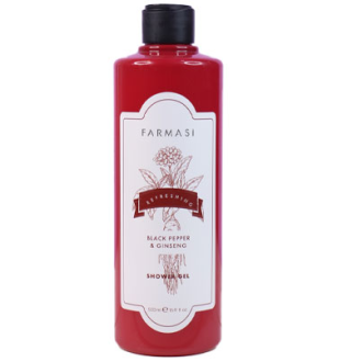 BLACK PEPPER & GINSENG SHOWER GEL FARMASI