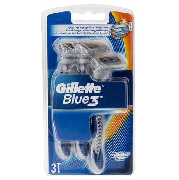 تیغ ‏GILLETTE مدل Blue 3 (3 عددی)