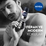 اسپری بدن فاقد الکل مردانه نیوآ Black & White Invisible Nivea