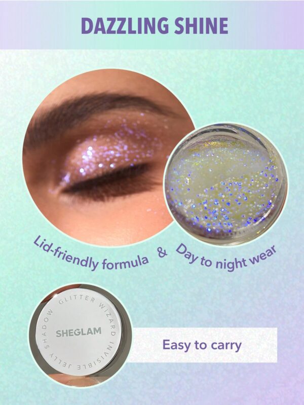 گلیتر ژلی شیگلم Sheglam رنگ PURPLE