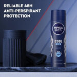 اسپری بدن فاقد الکل مردانه نیوآ مدل NIVEA Cool Kick