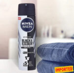اسپری بدن فاقد الکل مردانه نیوآ Black & White Invisible Nivea