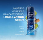 اسپری بدن فاقد الکل مردانه نیوآ Fresh Active Nivea