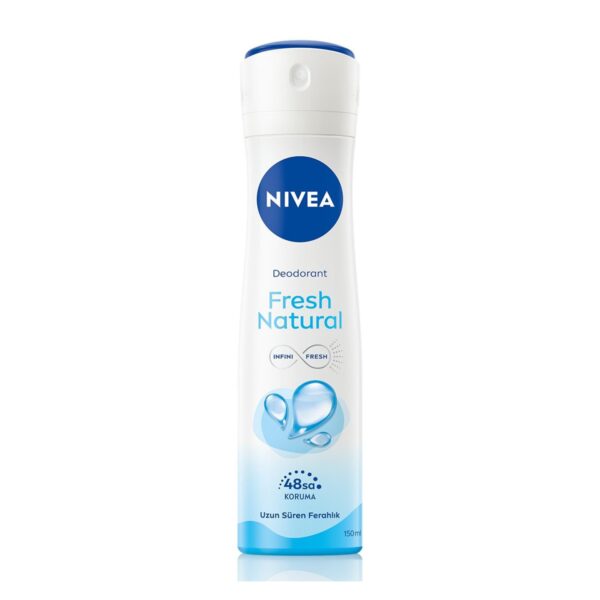 اسپری بدن فاقد الکل زنانه نیوآ NIVEA Fresh Natural