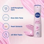 اسپری بدن فاقد الکل زنانه نیوآ PEARL & BEAUTY NIVEA