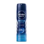 اسپری بدن فاقد الکل مردانه نیوآ Fresh Active Nivea