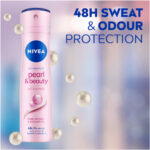 اسپری بدن فاقد الکل زنانه نیوآ PEARL & BEAUTY NIVEA