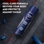 اسپری بدن فاقد الکل مردانه نیوآ مدل NIVEA Cool Kick