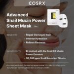 ماسک صورت ورقه ای کوزارکس Cosrx حاوی عصاره حلزون
