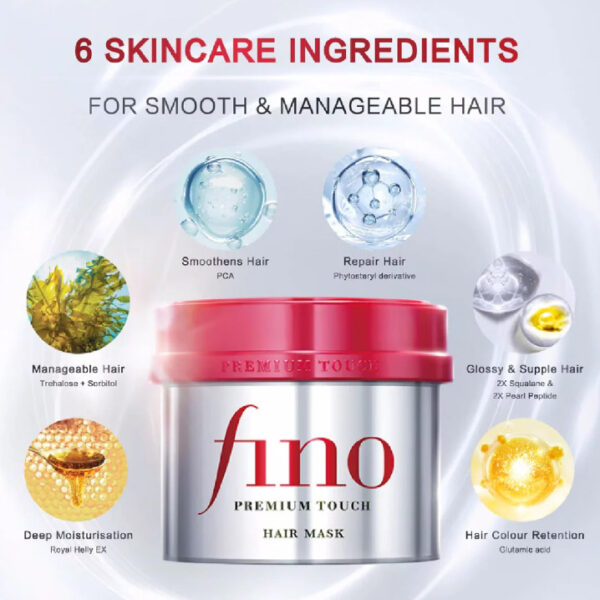ماسک مو ترمیم کننده فینو شیسیدو FINO