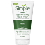 ژل شستشو ضد پیری چای سبز سیمپل SIMPLE Age Resisting